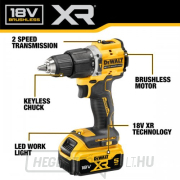 Akkus ütvefúró XR Li-Ion 18V/2x5,0Ah a 100 éves évfordulóra DeWALT DCD100YP2T DCD100YP2T náhled