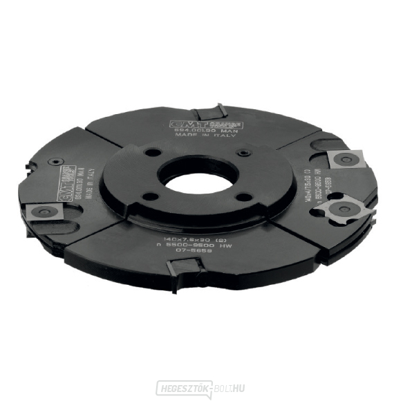 CMT állítható résmaró 3 darab MAN - D140x4-15 d30 Z4+4 acél - D140x4-15 d30 Z4+4 acél