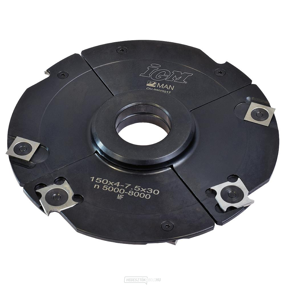 IGM F602 Állítható horonyvágó MAN - D150x4-7,5 d30 Z4+4 Acél