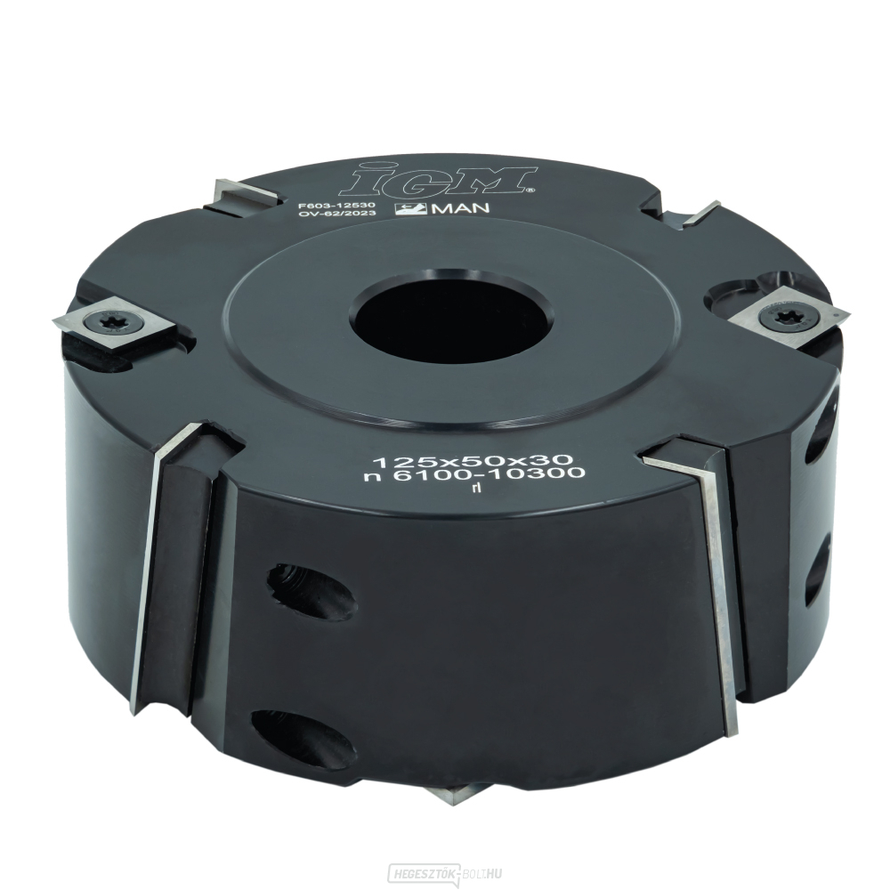 IGM F603 csigafogú peremvágó MAN - D125x50 d30 Z4 V4 ALU D125x50 d30 Z4 V4 ALU