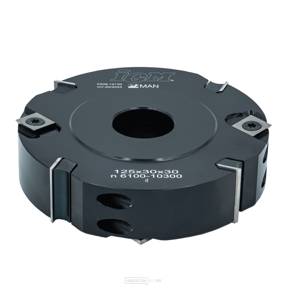 IGM F608 Egyenes fogazású peremvágó MAN - D125x30 d30 Z4 V4 ALU