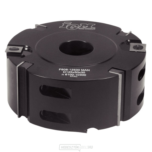 IGM F608 egyenes fogazású peremvágó MAN - D125x50 d30 Z4 V4 STEEL