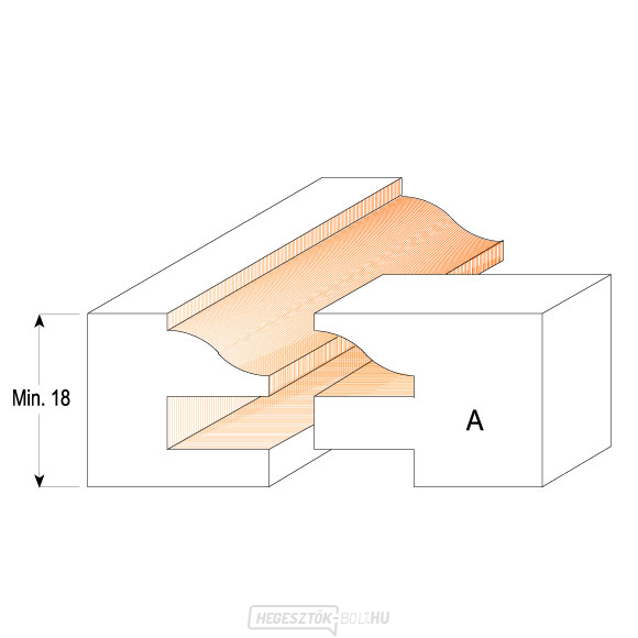 CMT C991 Vágókészlet töltőkerethez - D44,4 t18-22 profil C S=12 HW