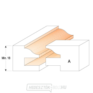 CMT C991 Vágókészlet töltőkerethez - D44,4 t18-22 profil C S=12 HW CMT C991 Vágókészlet töltőkerethez - D44,4 t18-22 profil C S=12 HW gallery main image