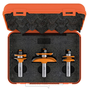 CMT Ajtóvágó szett kétoldalas - 3db profil B S=12 HW CMT Ajtóvágó szett kétoldalas - 3db profil B S=12 HW gallery main image