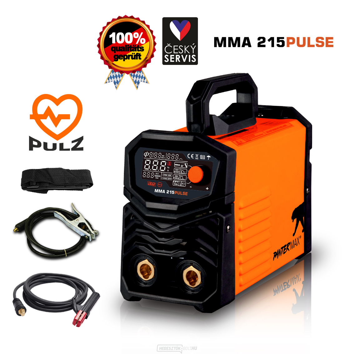 PANTERMAX MMA215 impulzus inverteres MMA/TIG hegesztőgép