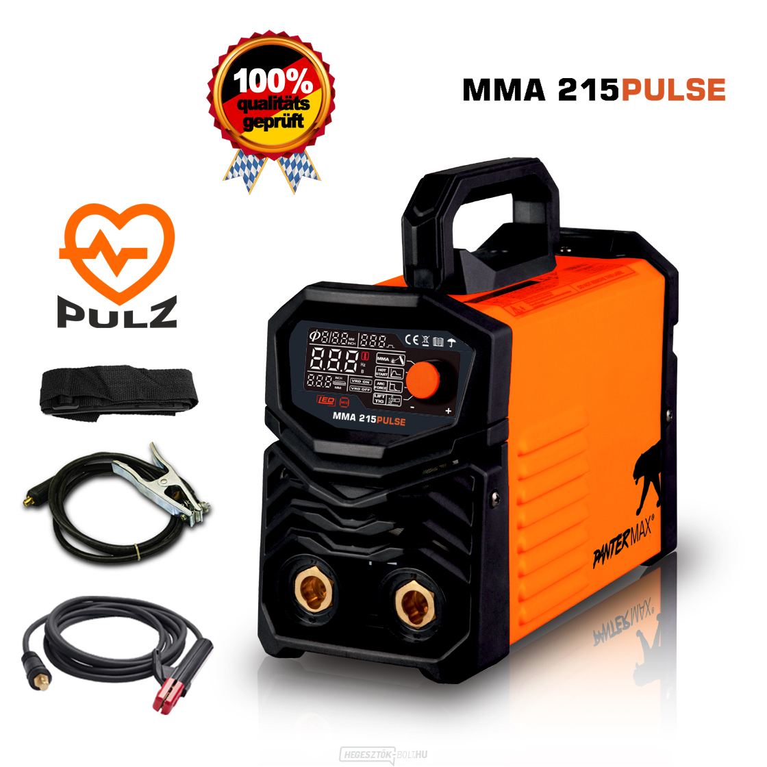 PANTERMAX MMA215 impulzus inverteres MMA/TIG hegesztőgép