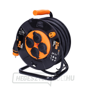 Solight 4z hosszabbító kábel - dobon, 25m neoprén, 3x 2,5mm2, IP44 Előnézet 