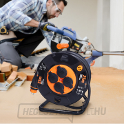 Solight 4z hosszabbító kábel - dobon, 25m neoprén, 3x 2,5mm2, IP44 náhled