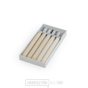 Faragó minivéső készlet MARUICHI T-5 fa nyéllel - 5 darab Faragó minivéső készlet MARUICHI T-5 fa nyéllel - 5 darab gallery main image