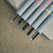 MARUICHI faragó minivéső készlet gumi nyéllel - 5 db Előnézet 