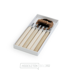 Faragó minivéső készlet MARUICHI L-6 fa nyéllel - 6 darab Faragó minivéső készlet MARUICHI L-6 fa nyéllel - 6 darab gallery main image