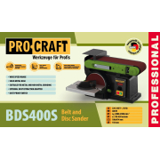 Procraft BDS400S kombinált szalag- és tárcsacsiszoló | BDS400S náhled