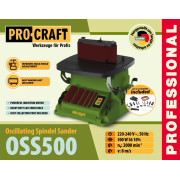 Orsós és szalagos csiszológép Procraft OSS500 | OSS500 náhled