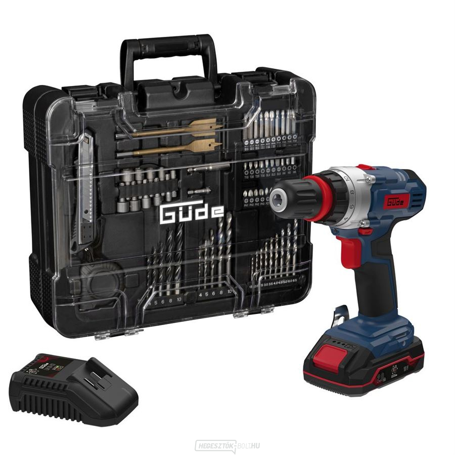 AKKUMULÁTOROS FÚRÓ CSAVARHÚZÓ BS 18 - 126 részes készlet