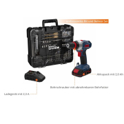 AKKUMULÁTOROS FÚRÓ CSAVARHÚZÓ BS 18 - 126 részes készlet náhled