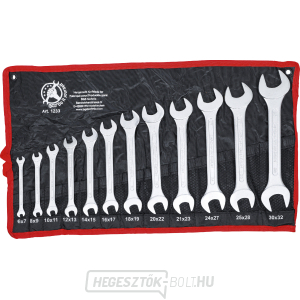 Kétoldalas lapos kulcskészlet BGS 1233 | 6 x 7 - 30 x 32 mm | 12 darabos Kétoldalas lapos kulcskészlet BGS 1233 | 6 x 7 - 30 x 32 mm | 12 darabos gallery main image