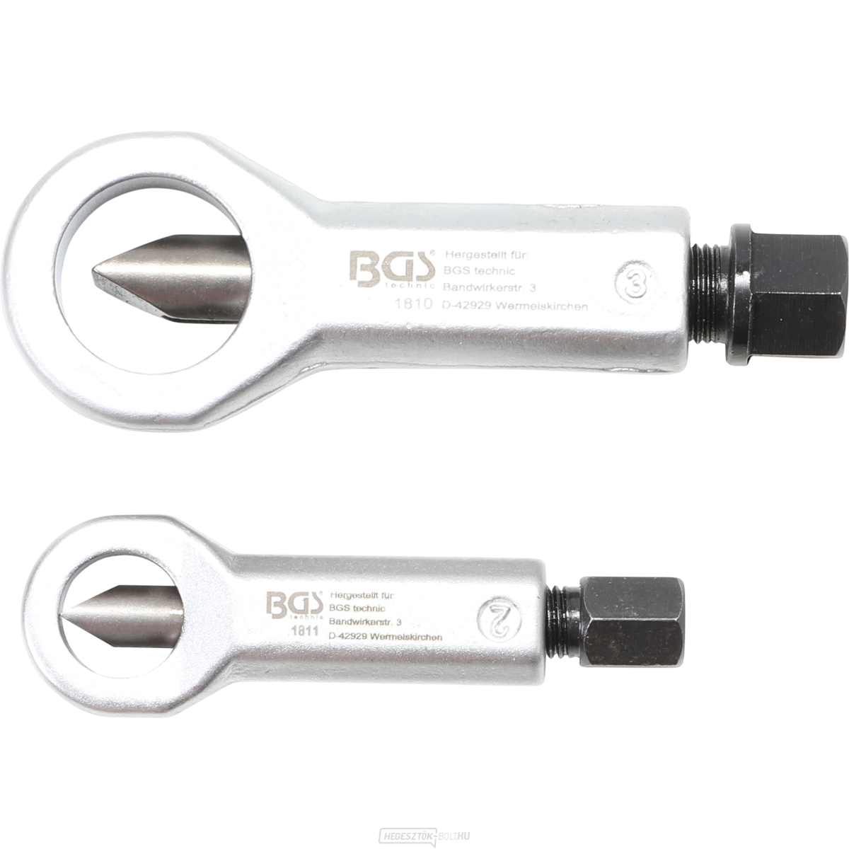 Diótörő készlet BGS 1812 | 12-16 mm/16-22 mm | 2 darabos