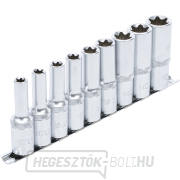 Aljzatfejek készlete E-profil, kiterjesztett BGS 2026 | 12,5 mm (1/2