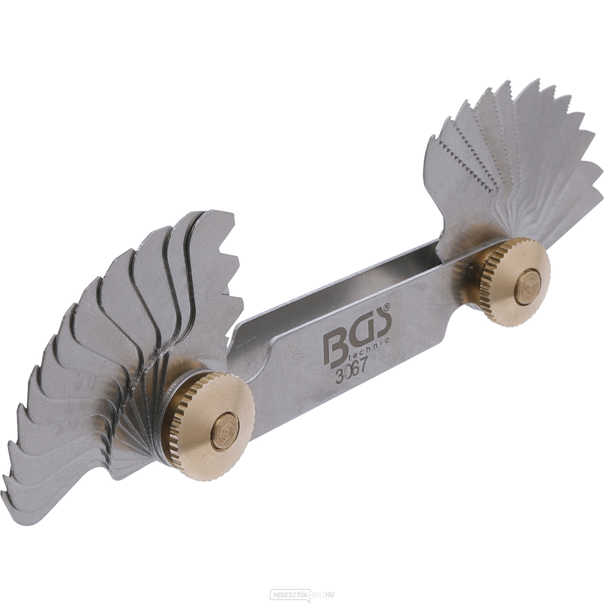 Menetmérő BGS 3067 | 24 szelet | metrikus 0,25 - 6,00 mm Menetmérő BGS 3067 | 24 szelet | metrikus 0,25 - 6,00 mm gallery main image