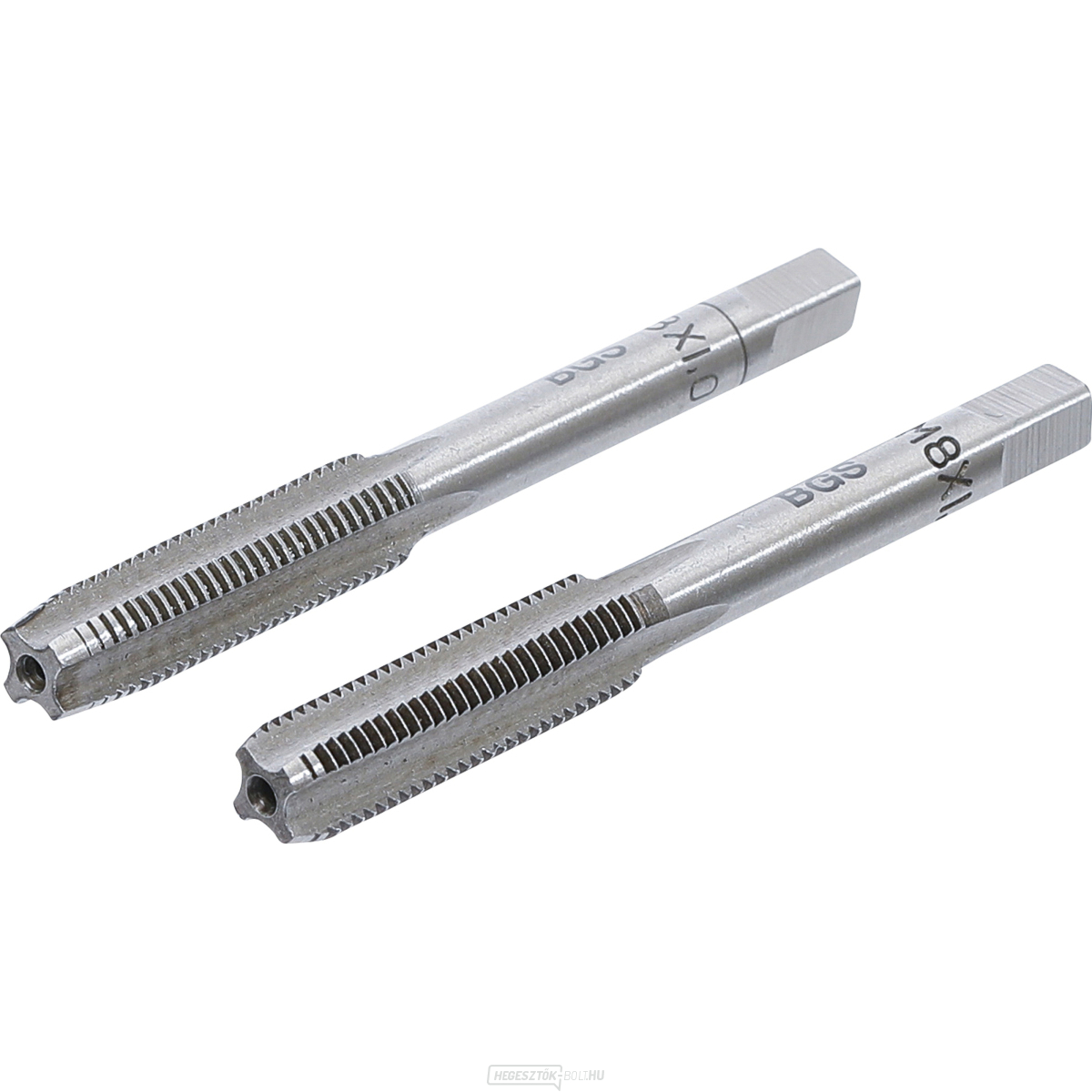 Csapkészlet | elővágó és simítócsap BGS 1900-M8X1.0-B | M8 x 1,0 mm | 2 darabos
