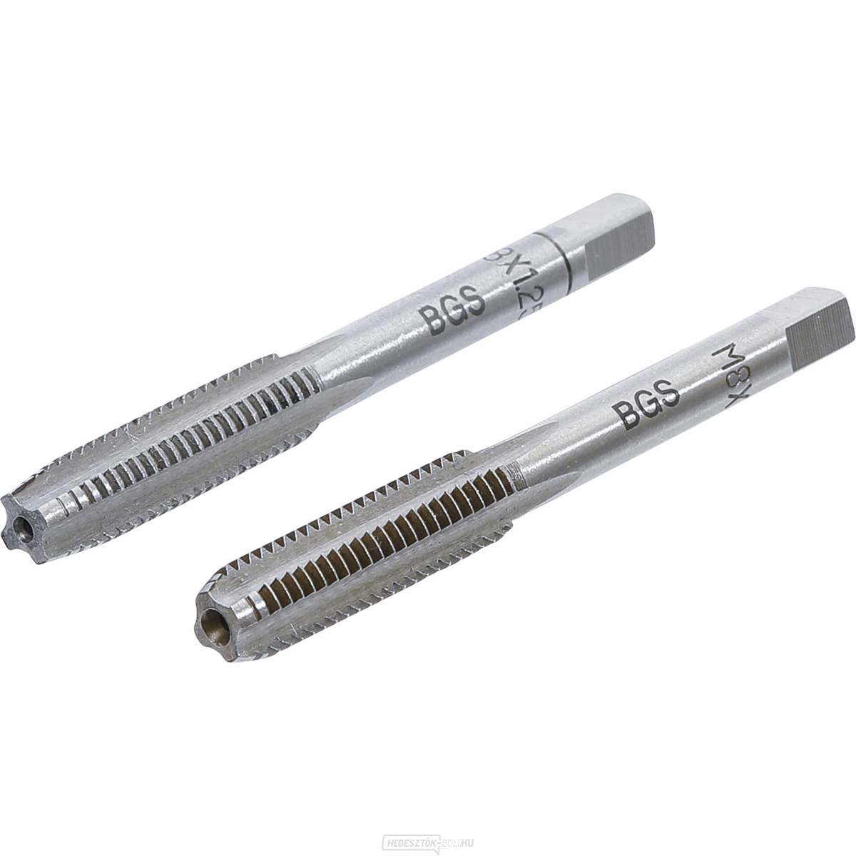 Csapkészlet | elővágó és befejező csap BGS 1900-M8X1.25-B | M8 x 1,25 mm | 2 darabos