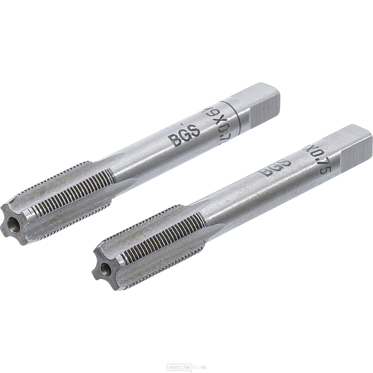 Csapkészlet | elővágó és befejező csap BGS 1900-M9X0.75-B | M9 x 0,75 mm | 2 darabos