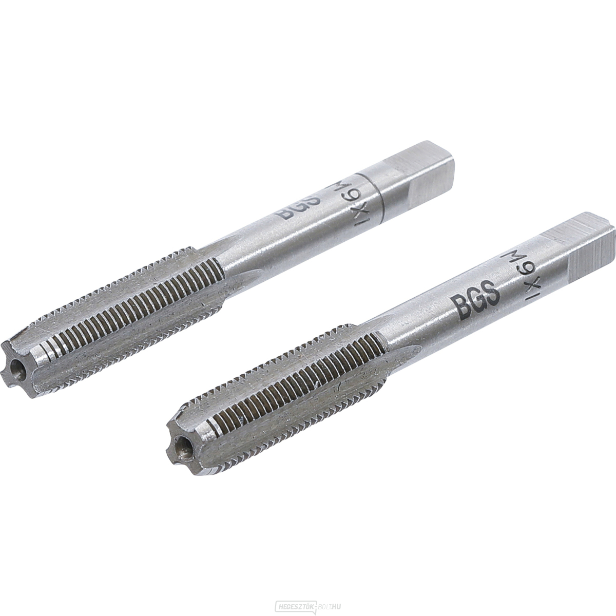Csapkészlet | elővágó és befejező csap BGS 1900-M9X1.0-B | M9 x 1,0 mm | 2 darabos