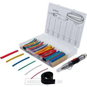 Kis gázégő hőre zsugorodó tömlőkészlettel BGS 70143 | színes | piezo gyújtással | 162 rész Kis gázégő hőre zsugorodó tömlőkészlettel BGS 70143 | színes | piezo gyújtással | 162 rész gallery main image