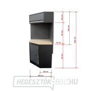 AKCIÓS KÉSZLET Műhelyszekrények MB-TGC1300B és MB-WGB1334 fa munkalappal MB-TGW34 náhled