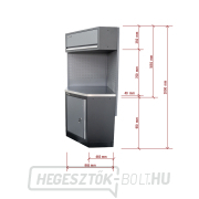 AKCIÓS KÉSZLET MB-TGC1300B és MB-WGB1334 műhelyszekrények MB-TGW34S rozsdamentes acél munkalappal náhled