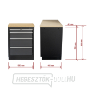 Műhelyszekrény fa munkalappal Matabro SET-CA01058 | 4 fiók | 680x465x950 mm Műhelyszekrény fa munkalappal Matabro SET-CA01058 | 4 fiók | 680x465x950 mm náhled
