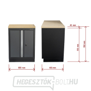 Kétajtós szekrény fa munkalappal Matabro SET-CA01070 | 1 polc | 680x465x950 mm náhled