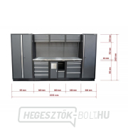 AKCIÓS SZETT 8 db műhelybútor készlet SET-CA01072 rozsdamentes acél munkalappal MB-TGW80S AKCIÓS SZETT 8 db műhelybútor készlet SET-CA01072 rozsdamentes acél munkalappal MB-TGW80S náhled