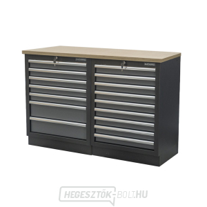 AKCIÓS KÉSZLET Műhelyszekrény MB-TGC1307 és MB-TGC1309 fa munkalappal MB-TGW53 AKCIÓS KÉSZLET Műhelyszekrény MB-TGC1307 és MB-TGC1309 fa munkalappal MB-TGW53 gallery main image