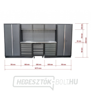 AKCIÓS SZETT 8 db-os műhelybútor készlet SET-CA01077 rozsdamentes acél munkalappal MB-TGW80S AKCIÓS SZETT 8 db-os műhelybútor készlet SET-CA01077 rozsdamentes acél munkalappal MB-TGW80S náhled