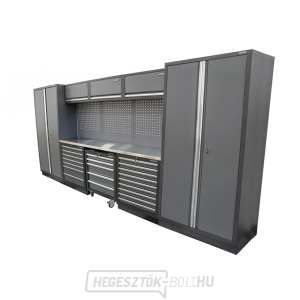 AKCIÓS SZETT 8 db-os műhelybútor készlet SET-CA01077 rozsdamentes acél munkalappal MB-TGW80S AKCIÓS SZETT 8 db-os műhelybútor készlet SET-CA01077 rozsdamentes acél munkalappal MB-TGW80S gallery main image