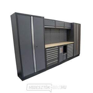 AKCIÓS SZETT 8 db-os műhelybútor készlet SET-CA01079 fa munkalappal MB-TGW80 AKCIÓS SZETT 8 db-os műhelybútor készlet SET-CA01079 fa munkalappal MB-TGW80 gallery main image