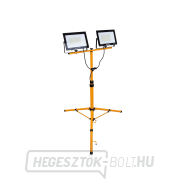 2x100W LED reflektor teleszkópos állvánnyal és kábellel - hideg fehér szín 6500K (1) Előnézet 