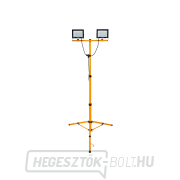 2x50W LED-es reflektor teleszkópos építőállvánnyal és kábellel - hideg fehér színű 6500K (1) náhled