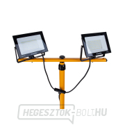 2x50W LED-es reflektor teleszkópos építőállvánnyal és kábellel - hideg fehér színű 6500K (1) náhled