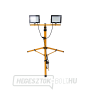 2x50W LED reflektor teleszkópos állvánnyal és kábellel - semleges fehér színű 4500K (1) Előnézet 