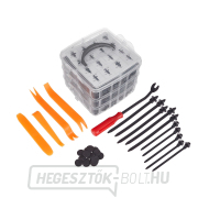 Autós kapcsok és csapok + lehúzók készlet 655 db. Előnézet 