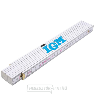IGM Összecsukható vonalzó 2 m-es szögmérővel IGM Összecsukható vonalzó 2 m-es szögmérővel gallery main image