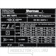 Inverteres hegesztő Sherman MIG 180 Easywork + zseblámpa + kábelek Inverteres hegesztő Sherman MIG 180 Easywork + zseblámpa + kábelek náhled