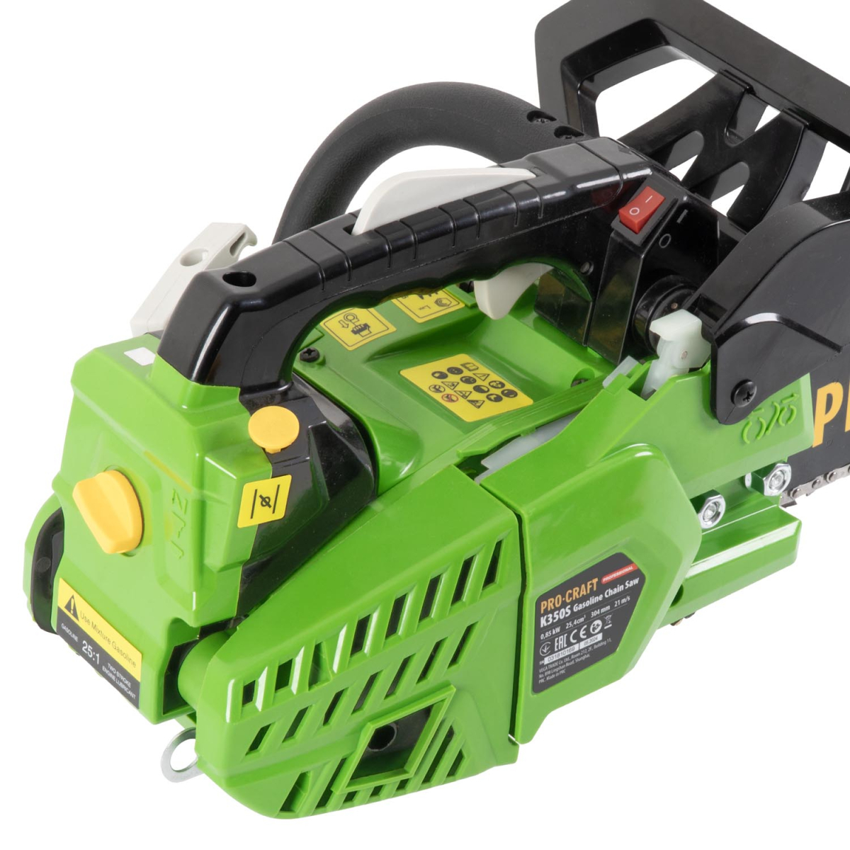 Procraft K350S benzinmotoros láncfűrész | K350S Előnézet 