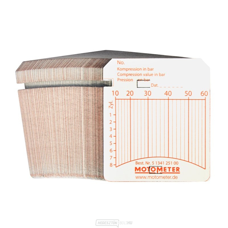 MOTOMETER rögzítőkártyák 10-60 bar