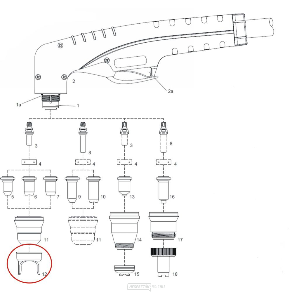Fúvókavezető PANTERMAX® CUT 50LED IPT-40/SC60