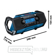 Elemes rádió Bluetooth-os Bosch GPB 18V-2 SC-vel (egyedül kartondobozban) náhled
