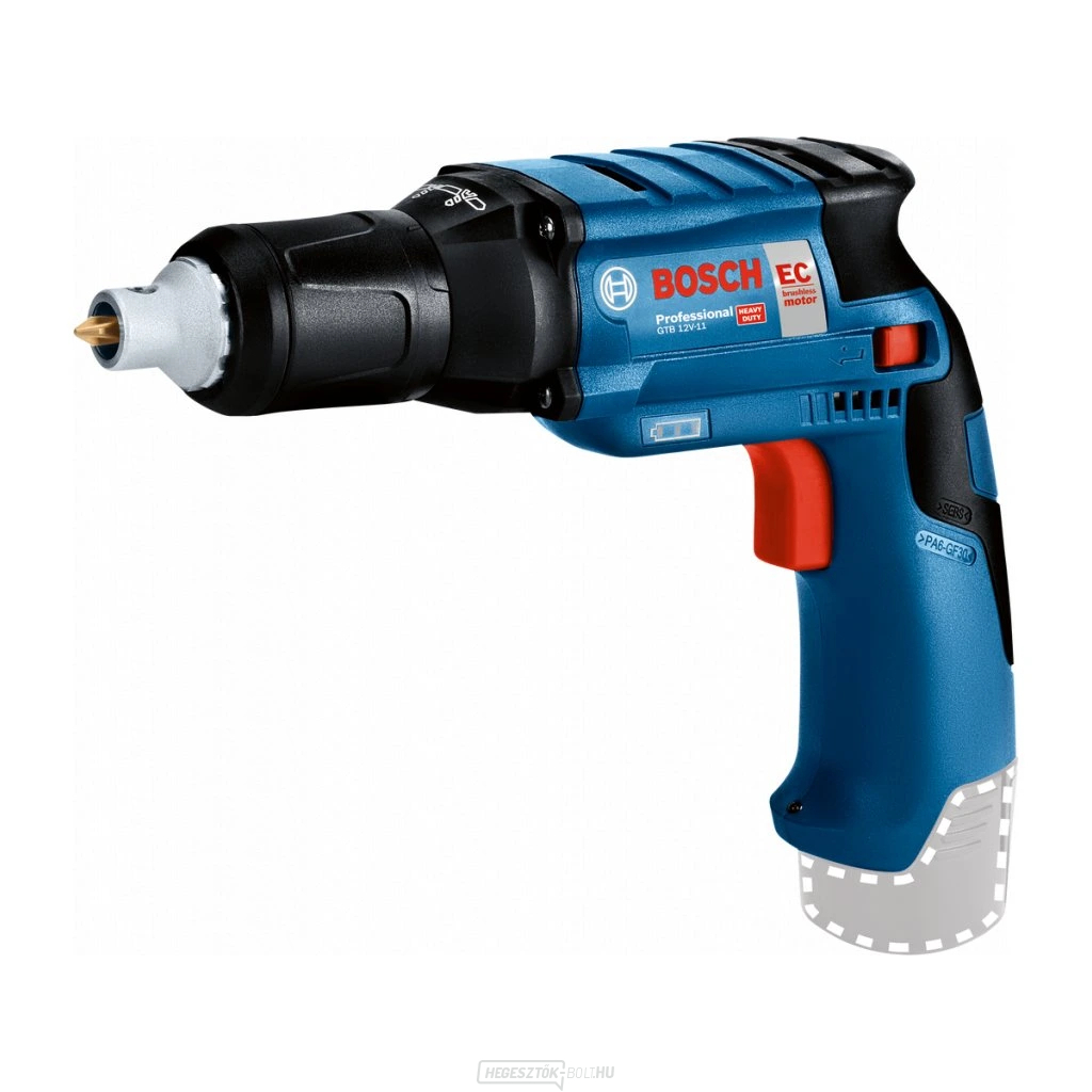 Akkus gipszkarton csavarhúzó Bosch GTB 12V-11 (egyedül kartondobozban) gallery main image
